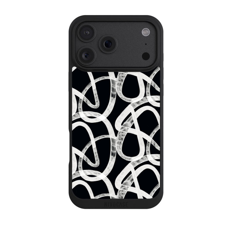 iPhone 18 Pro Max NIVOpure Doodles Black and White