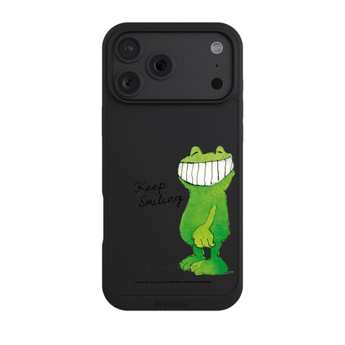 Apple iPhone 18 Pro Max NIVOpure Frosch Keep Smiling Transparent