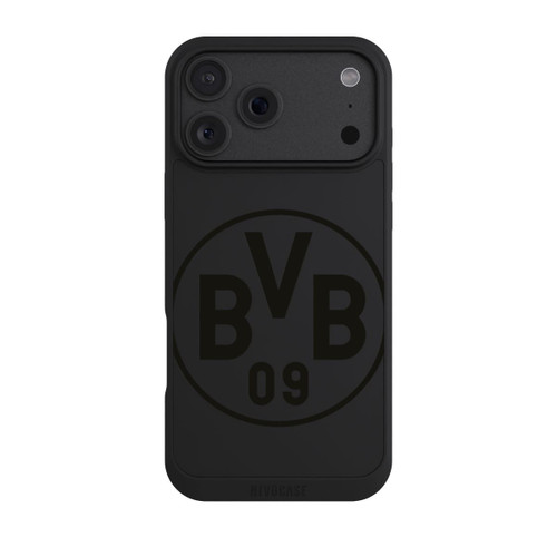 Apple iPhone 18 Pro Max NIVOpure BVB Logo Schwarz Transparent