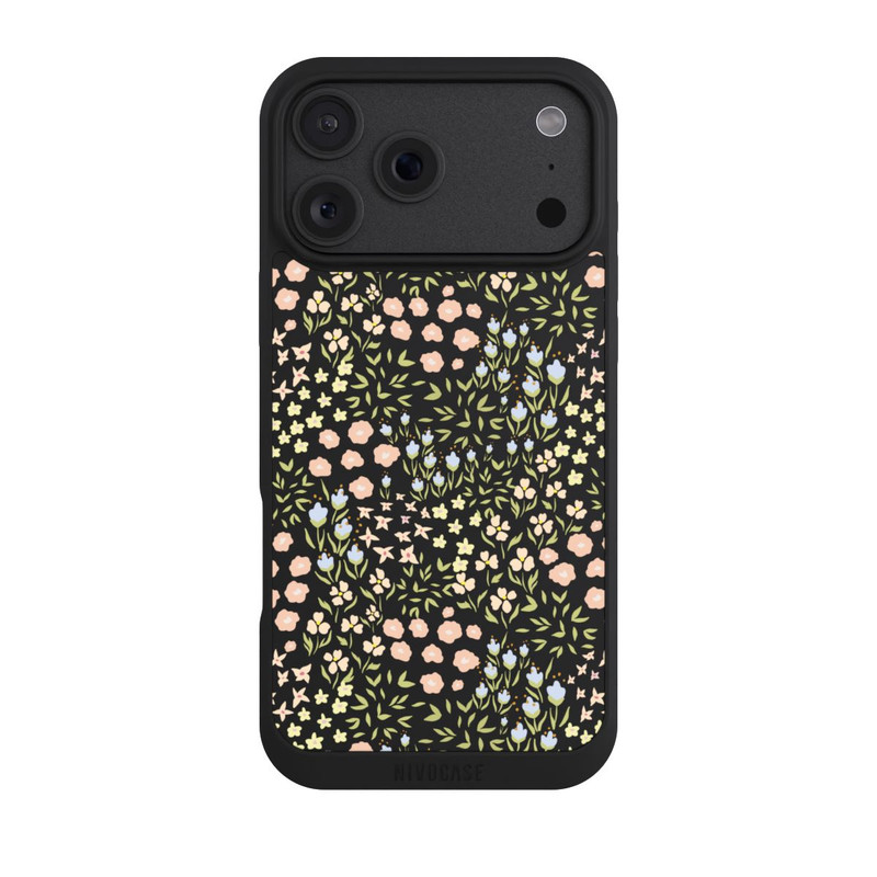 iPhone 18 Pro Max NIVOpure Summer Flowers Pattern Pastel Colors Transparent