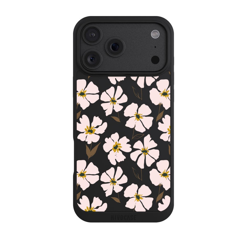 iPhone 18 Pro Max NIVOpure Simple Pastell Flowers Rose Transparent