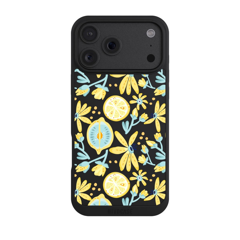 iPhone 18 Pro Max NIVOpure Lemon Summer Pattern Transparent Yellow