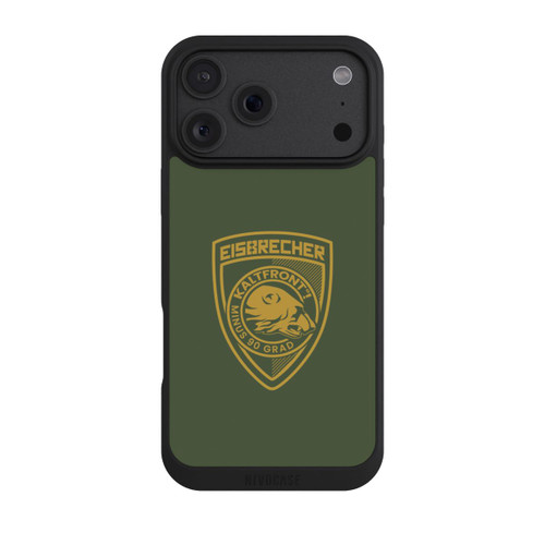 Apple iPhone 18 Pro Max NIVOpure Eisbär Patch Oliv