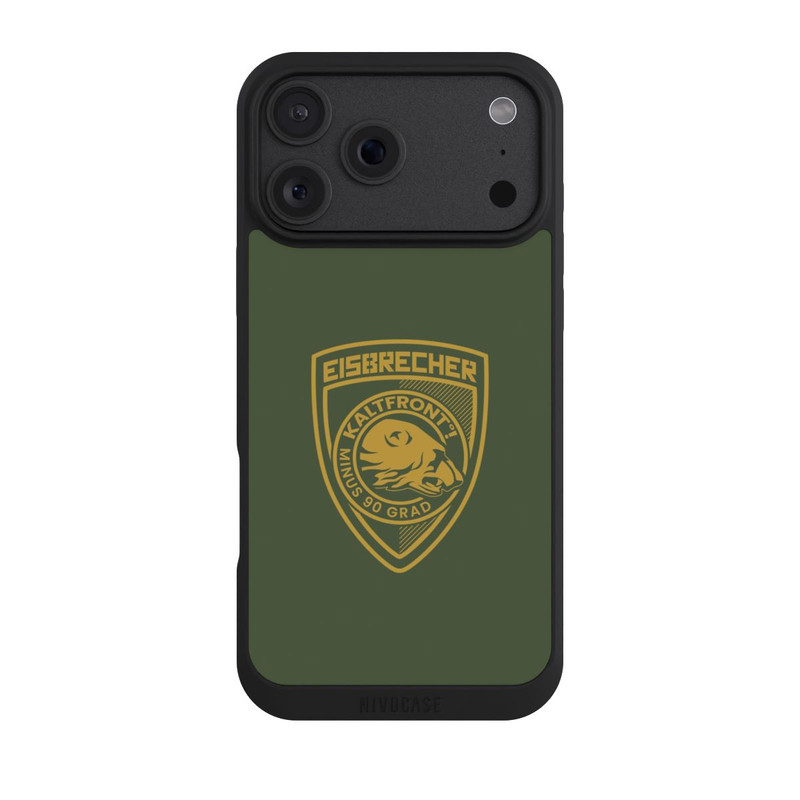 iPhone 18 Pro Max NIVOpure Eisbär Patch Oliv