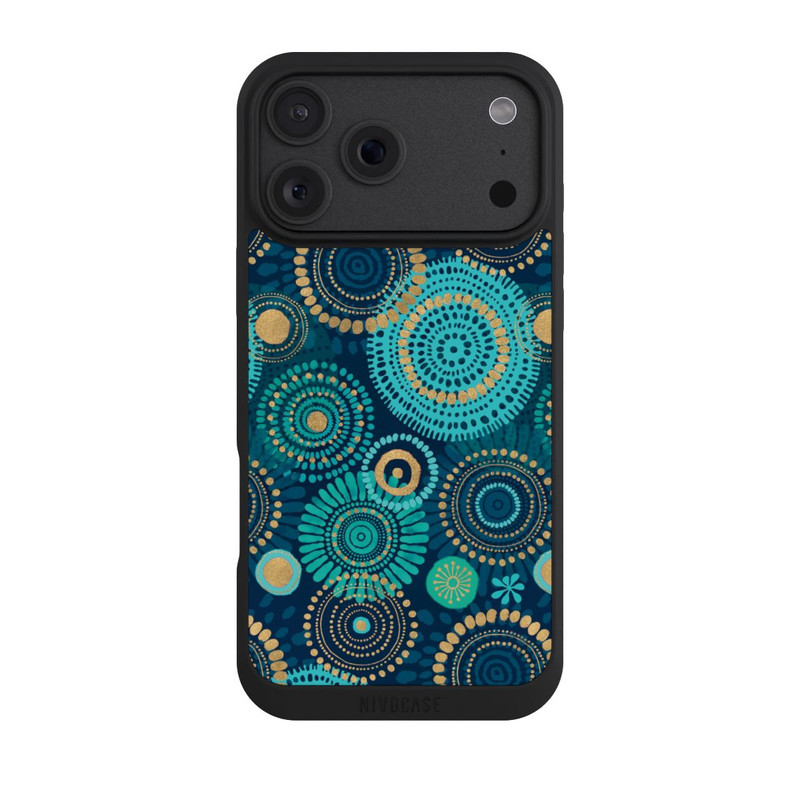 iPhone 18 Pro Max NIVOpure Blockprint India Teal Gold