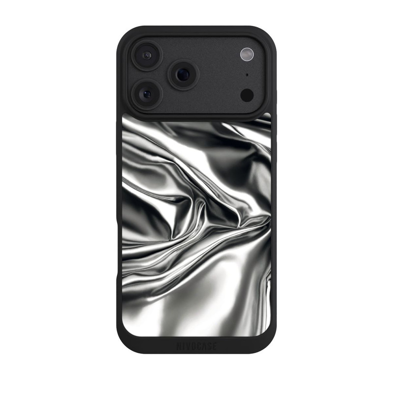 iPhone 18 Pro Max NIVOpure Shiny Chrome Silver avec IA
