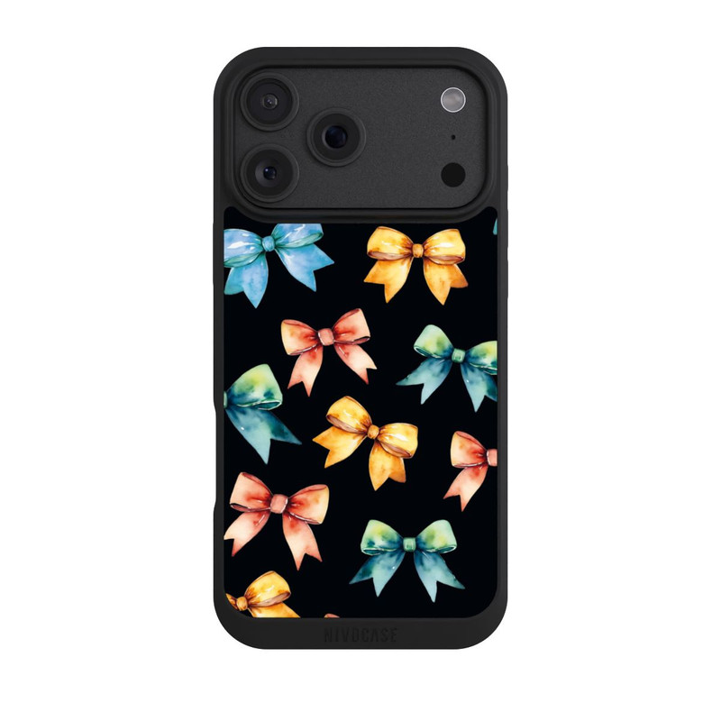 iPhone 18 Pro Max NIVOpure Rainbow Bows Black