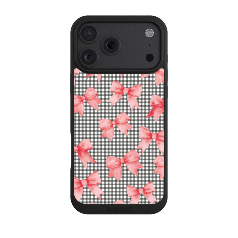 iPhone 18 Pro Max NIVOpure Red Bows and Gingham