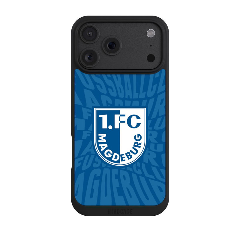 iPhone 18 Pro Max NIVOpure 1. FC Magdeburg Wellenschrift