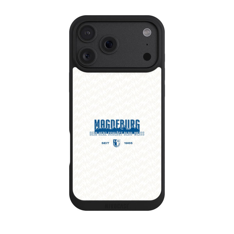 iPhone 18 Pro Max NIVOpure 1. FC Magdeburg Dein Herz Schlägt Blau Weiß