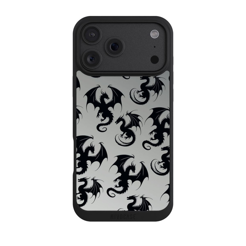 iPhone 18 Pro Max NIVOpure Dragon Pattern Grey