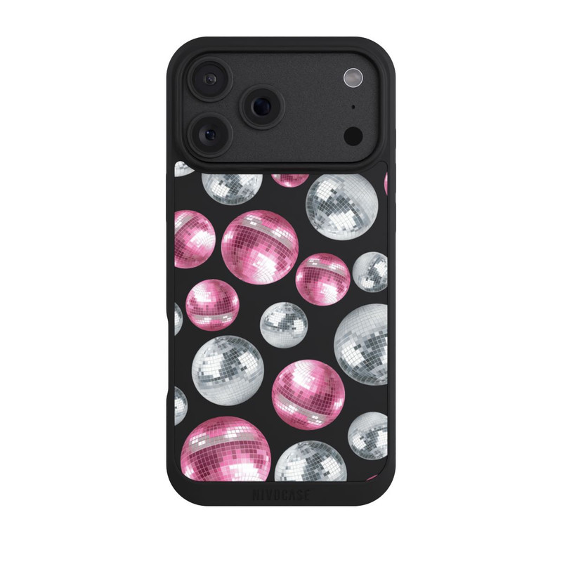 iPhone 18 Pro Max NIVOpure Discokugel Show Pink Transparent