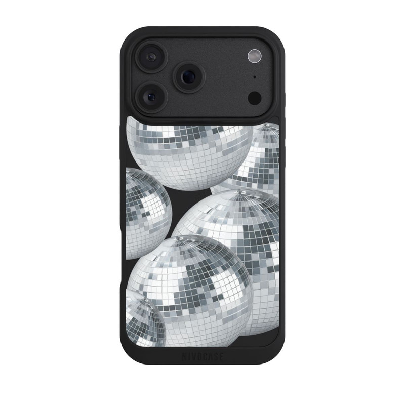 iPhone 18 Pro Max NIVOpure Disco Ball Party Silver Transparent with AI