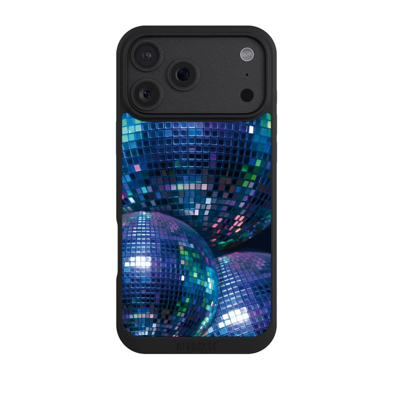 iPhone 18 Pro Max NIVOpure Disco Ball Blue Black Partytime with KI