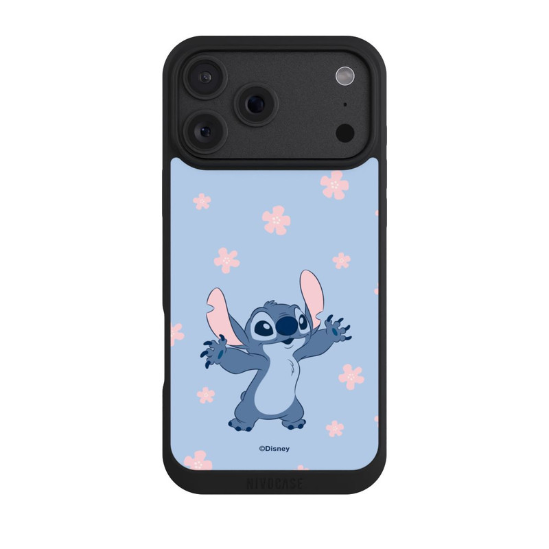 iPhone 18 Pro Max NIVOpure Stitch Pastel Flowers Blue