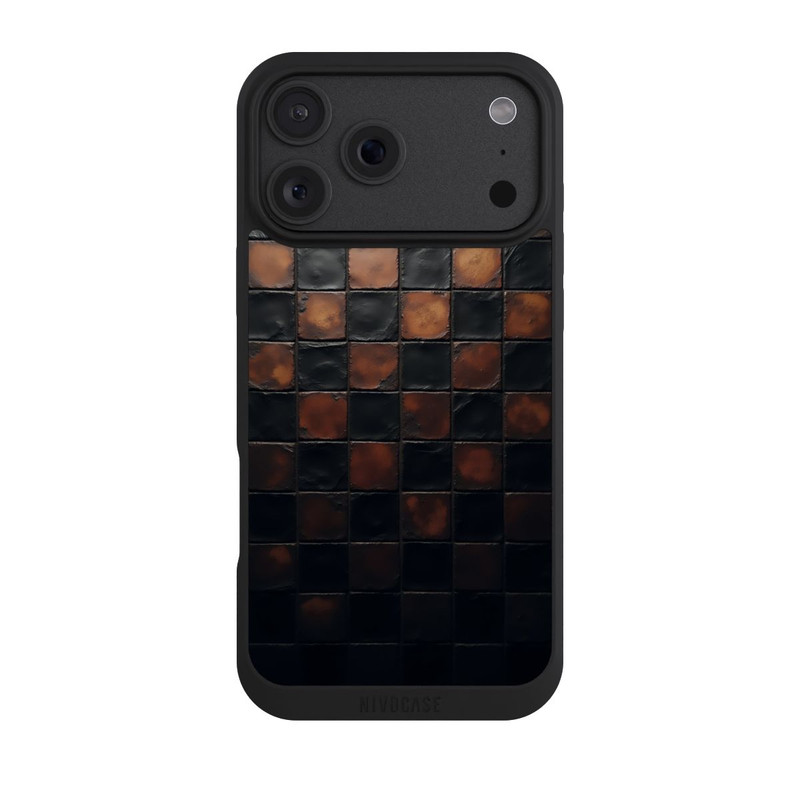 iPhone 18 Pro Max NIVOpure Checked Pattern Metallic Look with AI