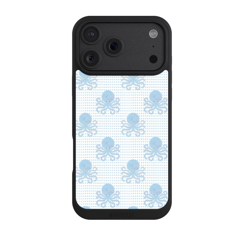 iPhone 18 Pro Max NIVOpure Blue Watercolor Octopus