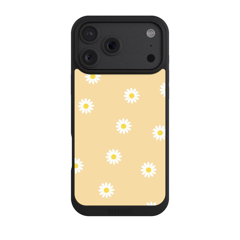 iPhone 18 Pro Max NIVOpure Daisy Pattern on Yellow