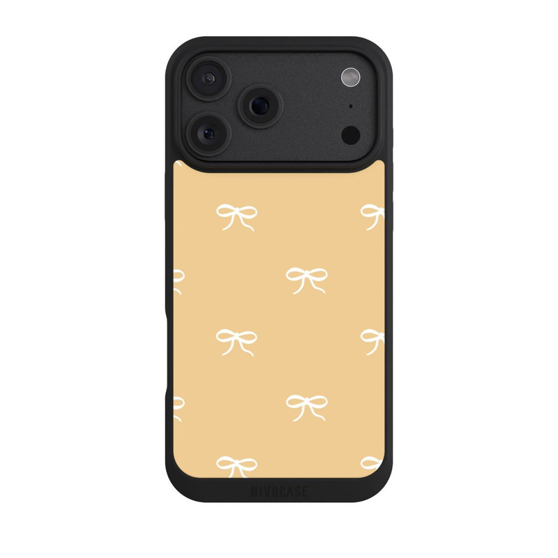 iPhone 18 Pro Max NIVOpure Bow Pattern Yellow