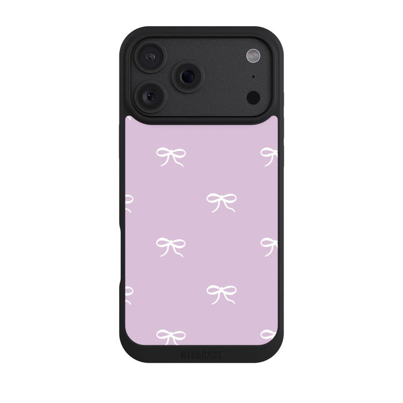 iPhone 18 Pro Max NIVOpure Bow Pattern Lilac
