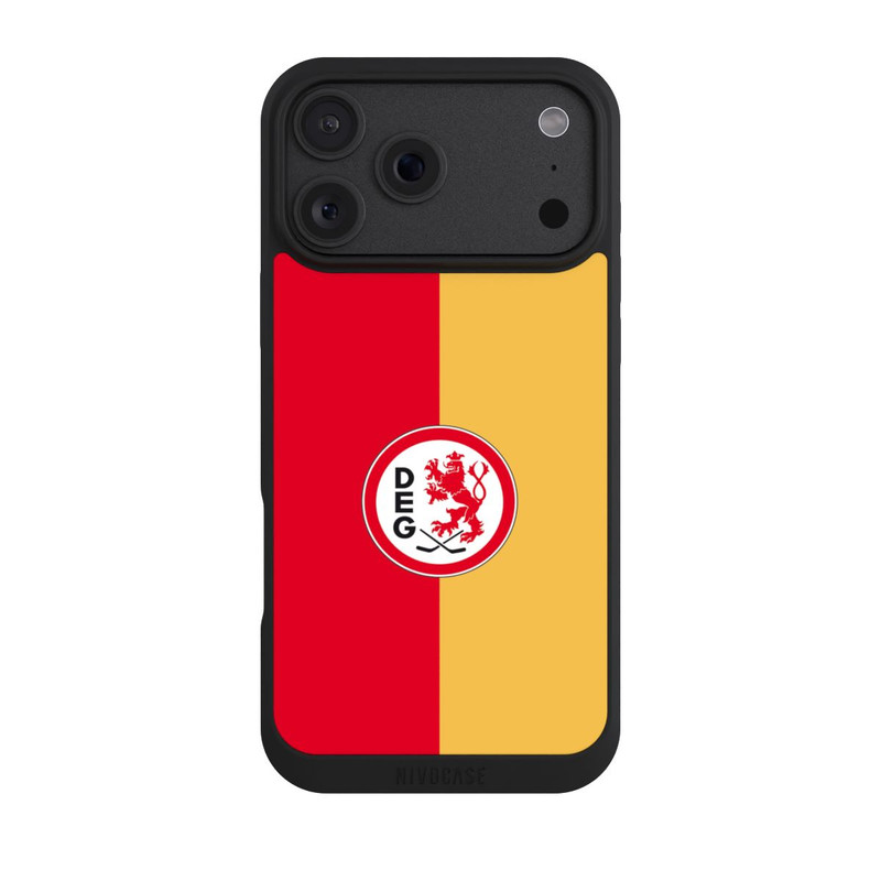 iPhone 18 Pro Max NIVOpure DEG Logo Gelb und Rot