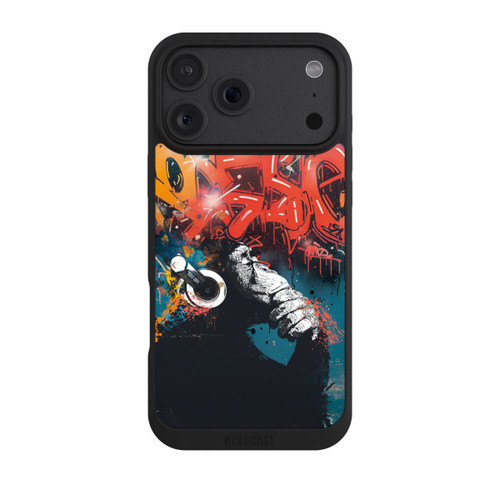 Apple iPhone 18 Pro Max NIVOpure Affe Stereo Kopfhörer Graffiti Street Art