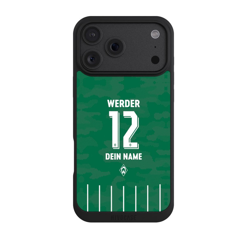 iPhone 18 Pro Max NIVOpure Werder Bremen Trikot Personalisierbar 25-26