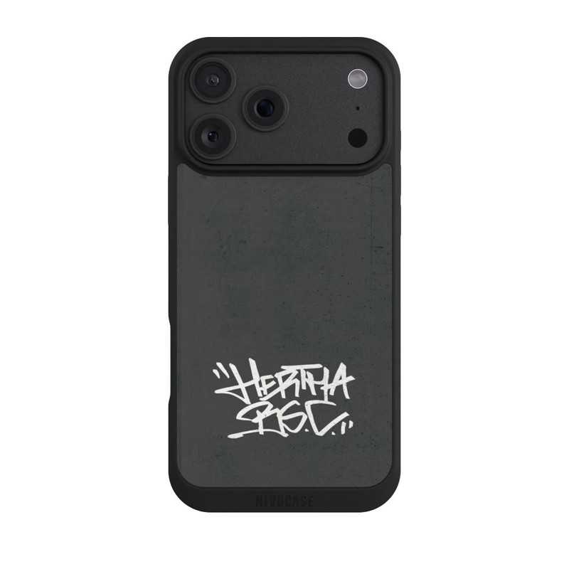 iPhone 18 Pro Max NIVOpure Hertha BSC Graffiti Grau