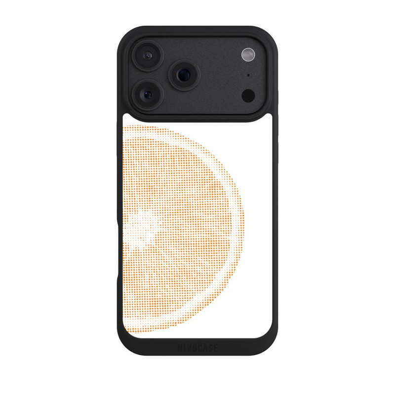 iPhone 18 Pro Max NIVOpure Orange Grid Pixel Art