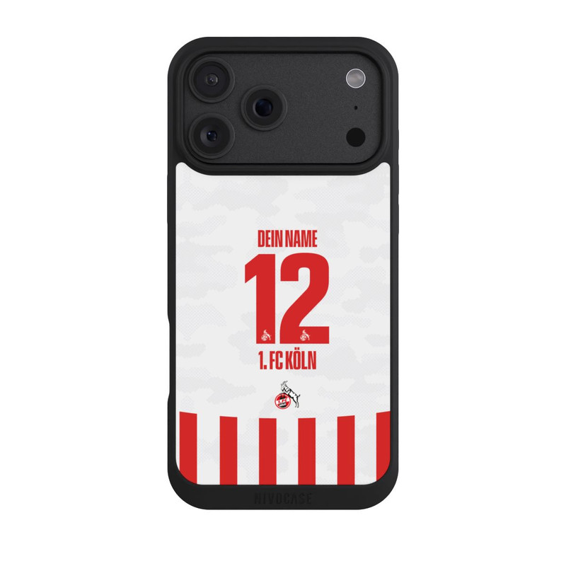 iPhone 18 Pro Max NIVOpure 1. FC Köln Trikot Personalisierbar 25-26