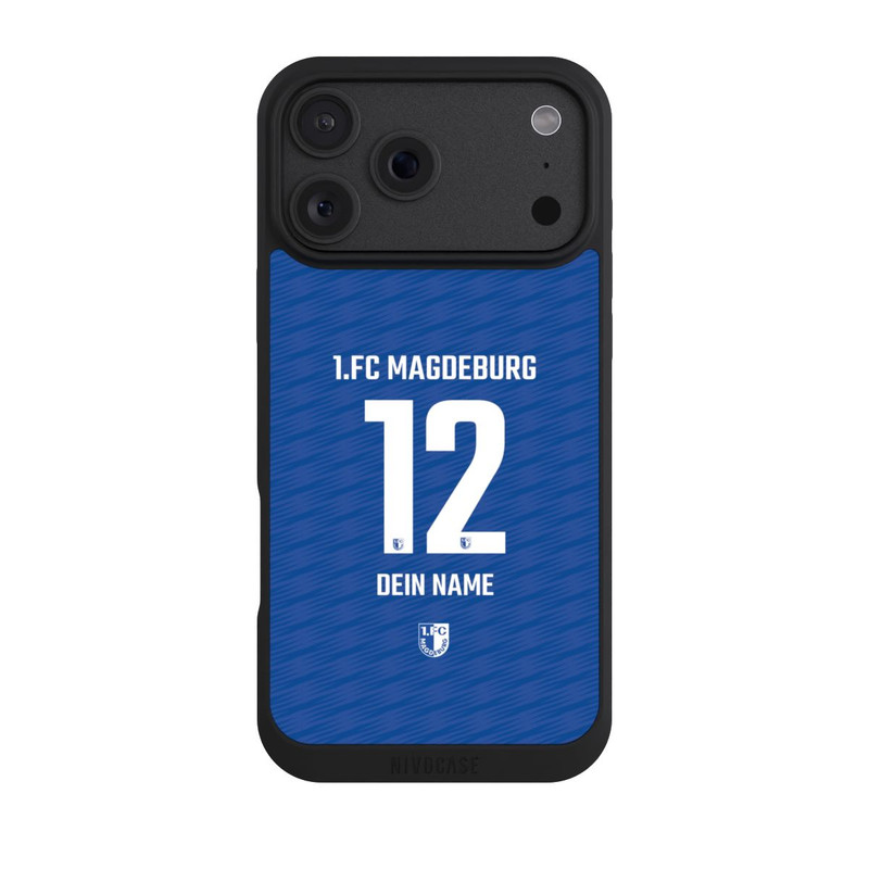 iPhone 18 Pro Max NIVOpure 1. FC Magdeburg Trikot Personalisierbar 25-26