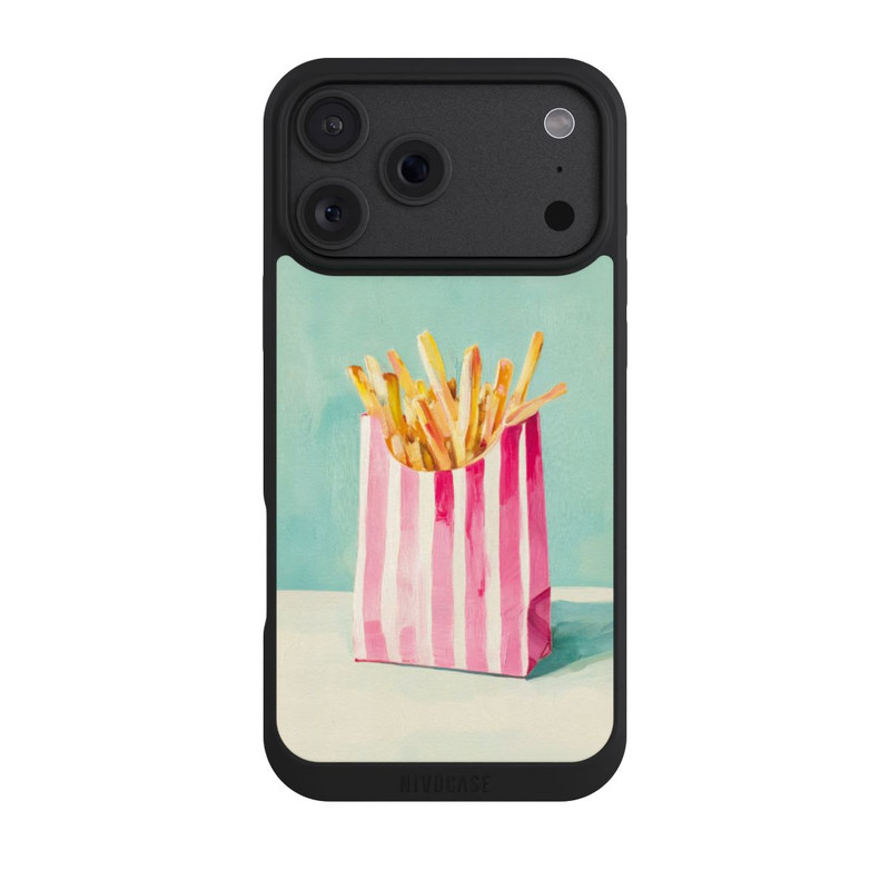 iPhone 18 Pro Max NIVOpure Retro Fries Blue Watercolor