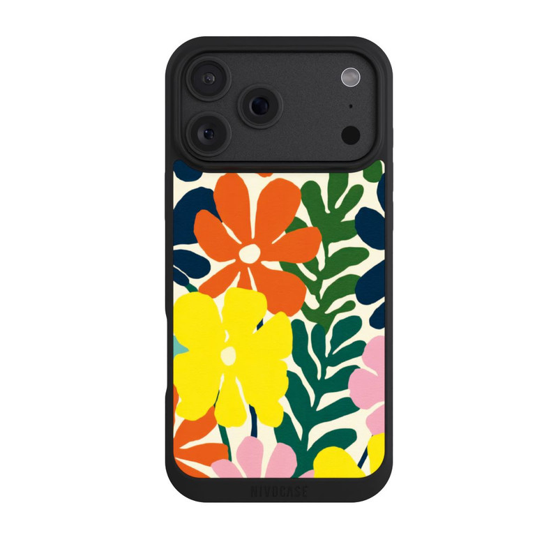 iPhone 18 Pro Max NIVOpure Flowers Colorful Illustration