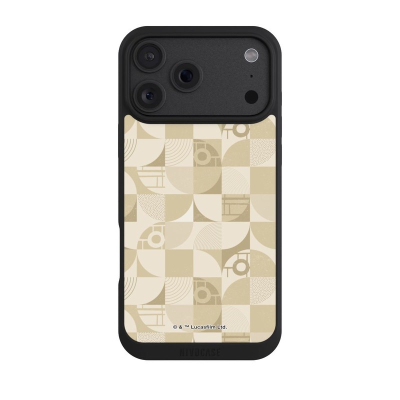 iPhone 18 Pro Max NIVOpure R2D2 Bauhaus Style Beige