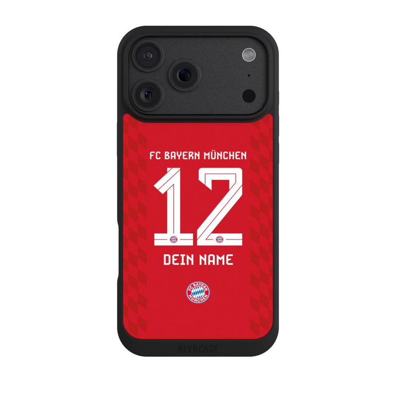 iPhone 18 Pro Max NIVOpure FC Bayern München Trikot Personalisierbar 25-26