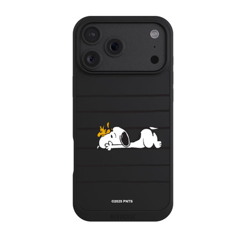 Apple iPhone 18 Pro Max NIVOpure Snoopy Woodstock Streifen Peanuts Transparent