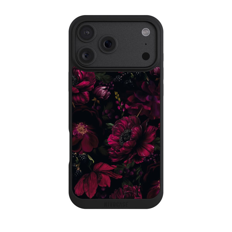 iPhone 18 Pro Max NIVOpure Dark Red Flower Love