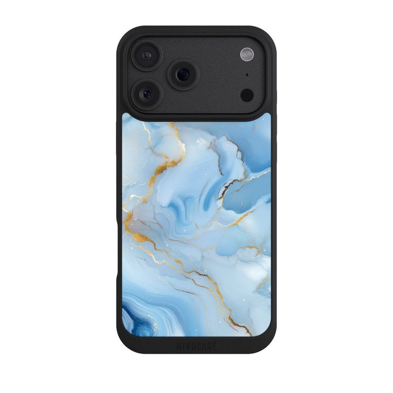 iPhone 18 Pro Max NIVOpure Blue Marble Goldprint