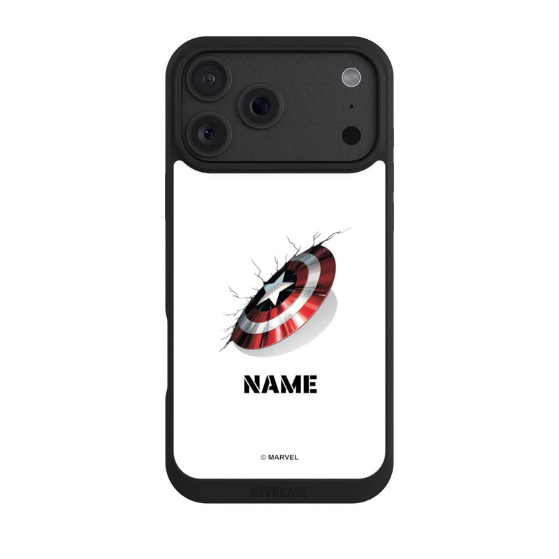 iPhone 18 Pro Max NIVOpure Captain America Shield Personalisierbar