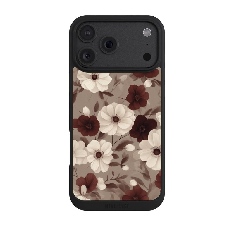 iPhone 18 Pro Max NIVOpure Negative Flower Bordeaux White with AI