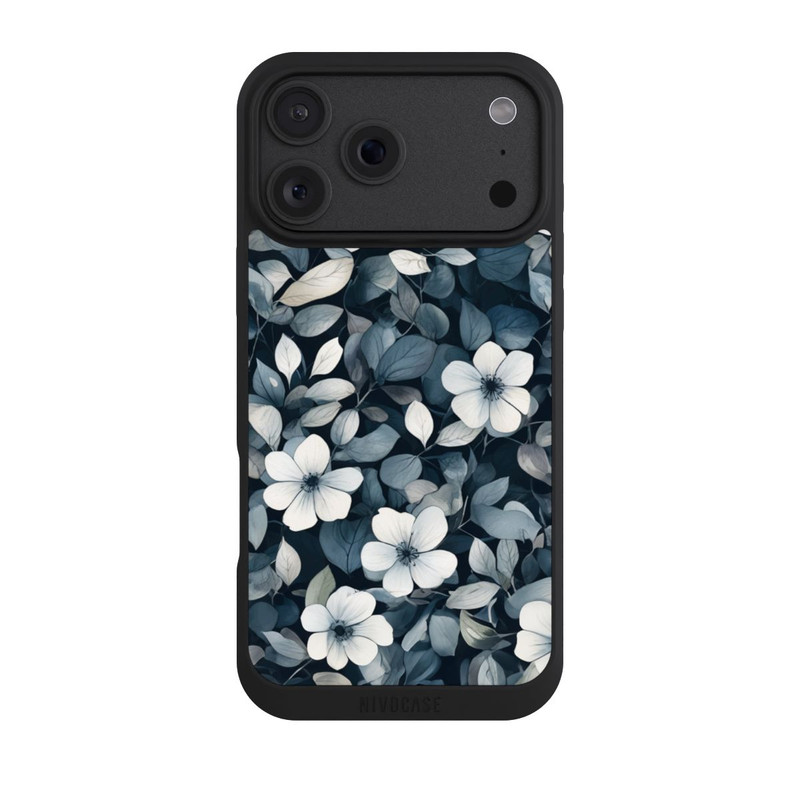 iPhone 18 Pro Max NIVOpure Blaue Negativblumen mit KI