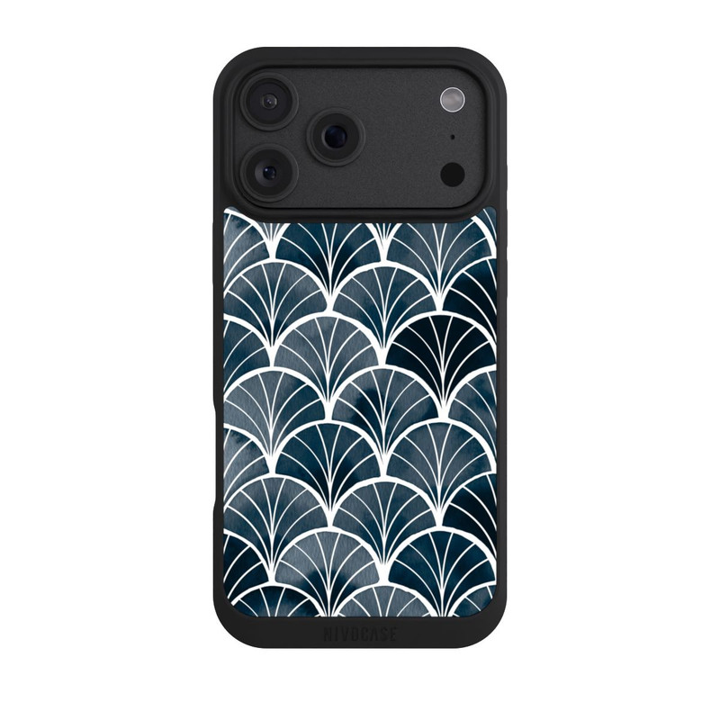iPhone 18 Pro Max NIVOpure Botanische Brise Art Deco Grau