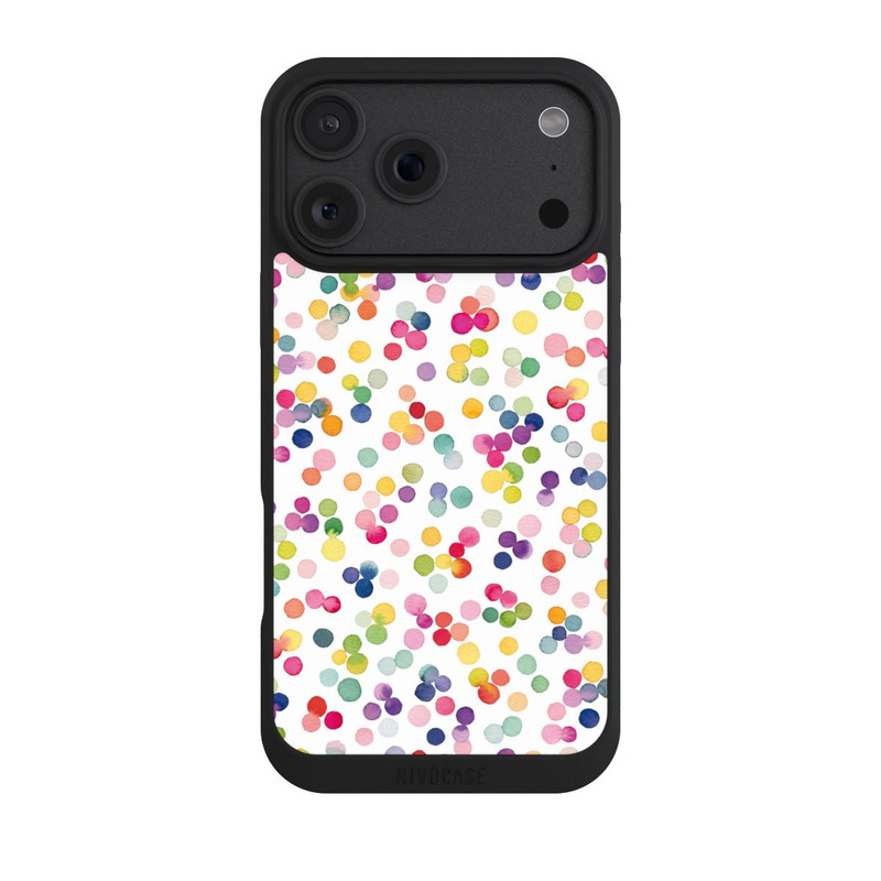 iPhone 18 Pro Max NIVOpure Watercolour Punkte Bunt
