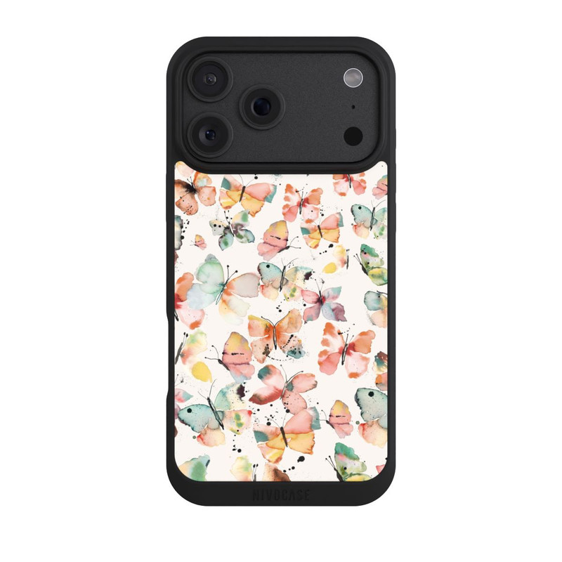 iPhone 18 Pro Max NIVOpure Butterflies Watercolor Pattern