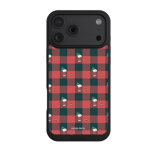 Apple iPhone 18 Pro Max NIVOpure Peanuts Rot Schottenmuster