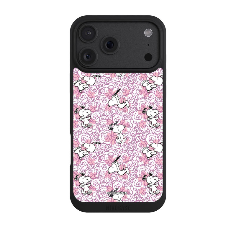 iPhone 18 Pro Max NIVOpure Peanuts Pink Roses Pattern