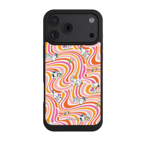 Apple iPhone 18 Pro Max NIVOpure Peanuts Hippie Pattern Orange