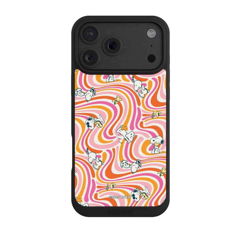 iPhone 18 Pro Max NIVOpure Peanuts Hippie Pattern Orange