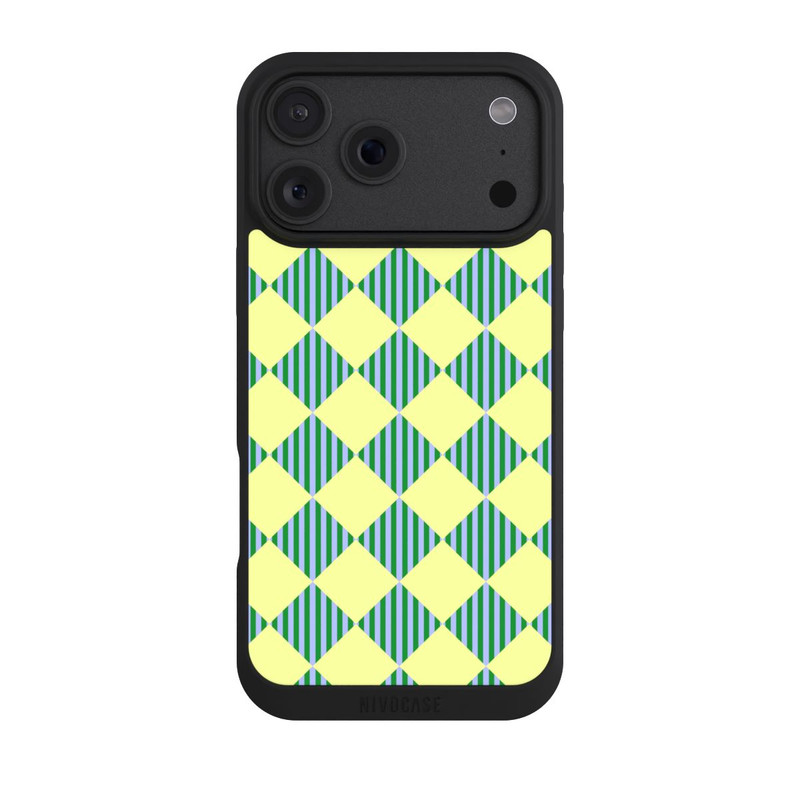 iPhone 18 Pro Max NIVOpure Diamond Pattern Yellow Green