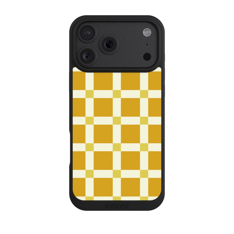 iPhone 18 Pro Max NIVOpure Big Yellow Checked Pattern